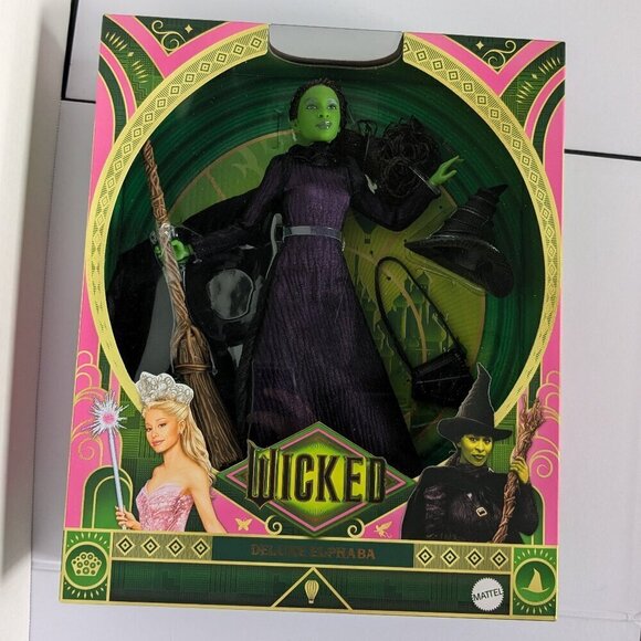 Mattel Wicked Movie DELUXE Elphaba Witch Fashion Doll - URL Misprint Error - Picture 5 of 16